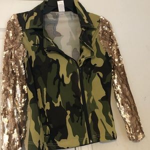 Weismann Sequin Army Jacket